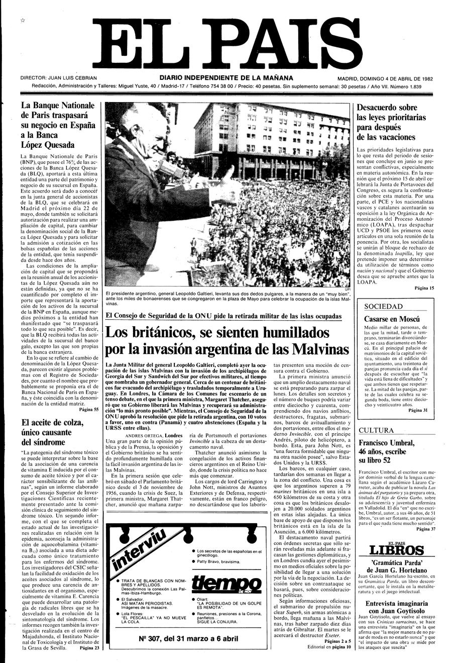 4 de Abril de 1982