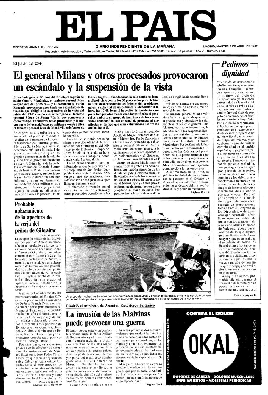 6 de Abril de 1982
