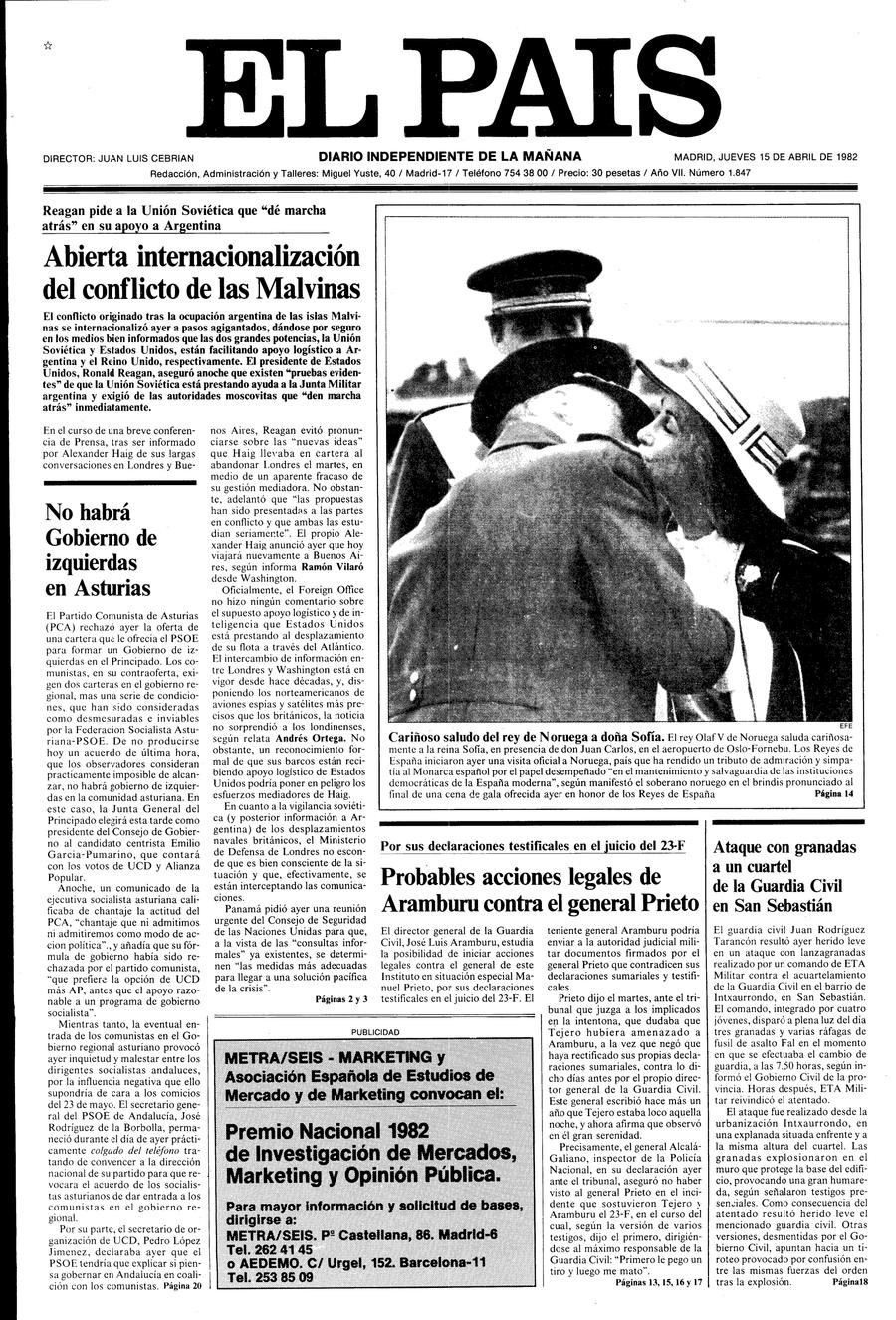15 de Abril de 1982