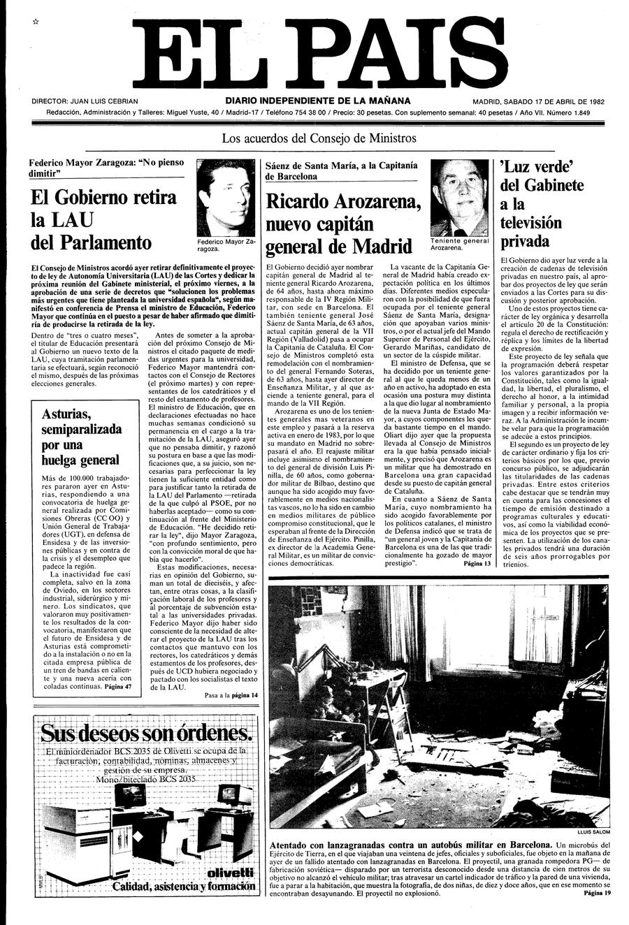 17 de Abril de 1982