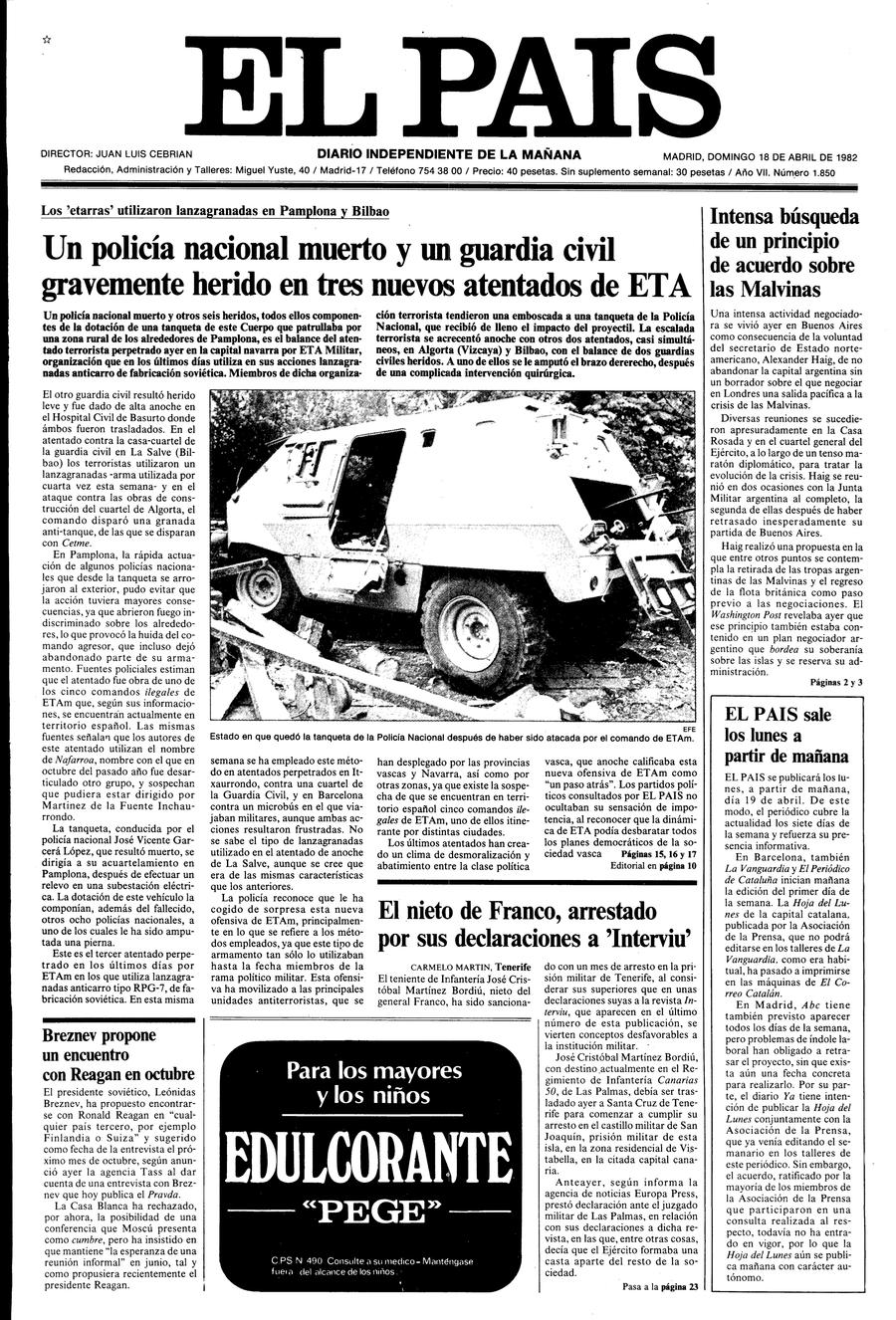 18 de Abril de 1982