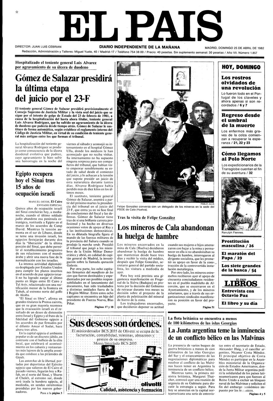 25 de Abril de 1982