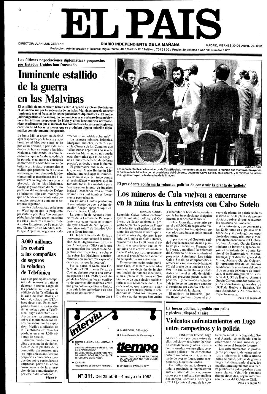 30 de Abril de 1982