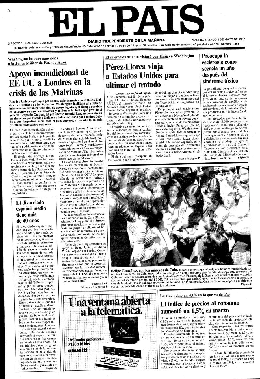 1 de Mayo de 1982