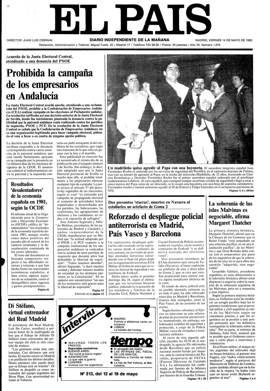 14 de Mayo de 1982