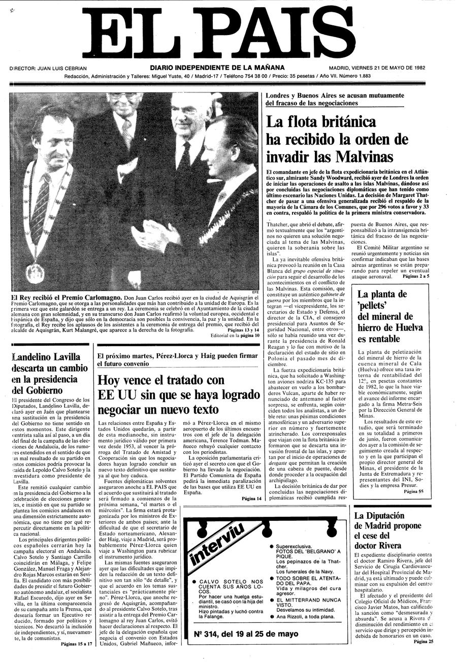 21 de Mayo de 1982