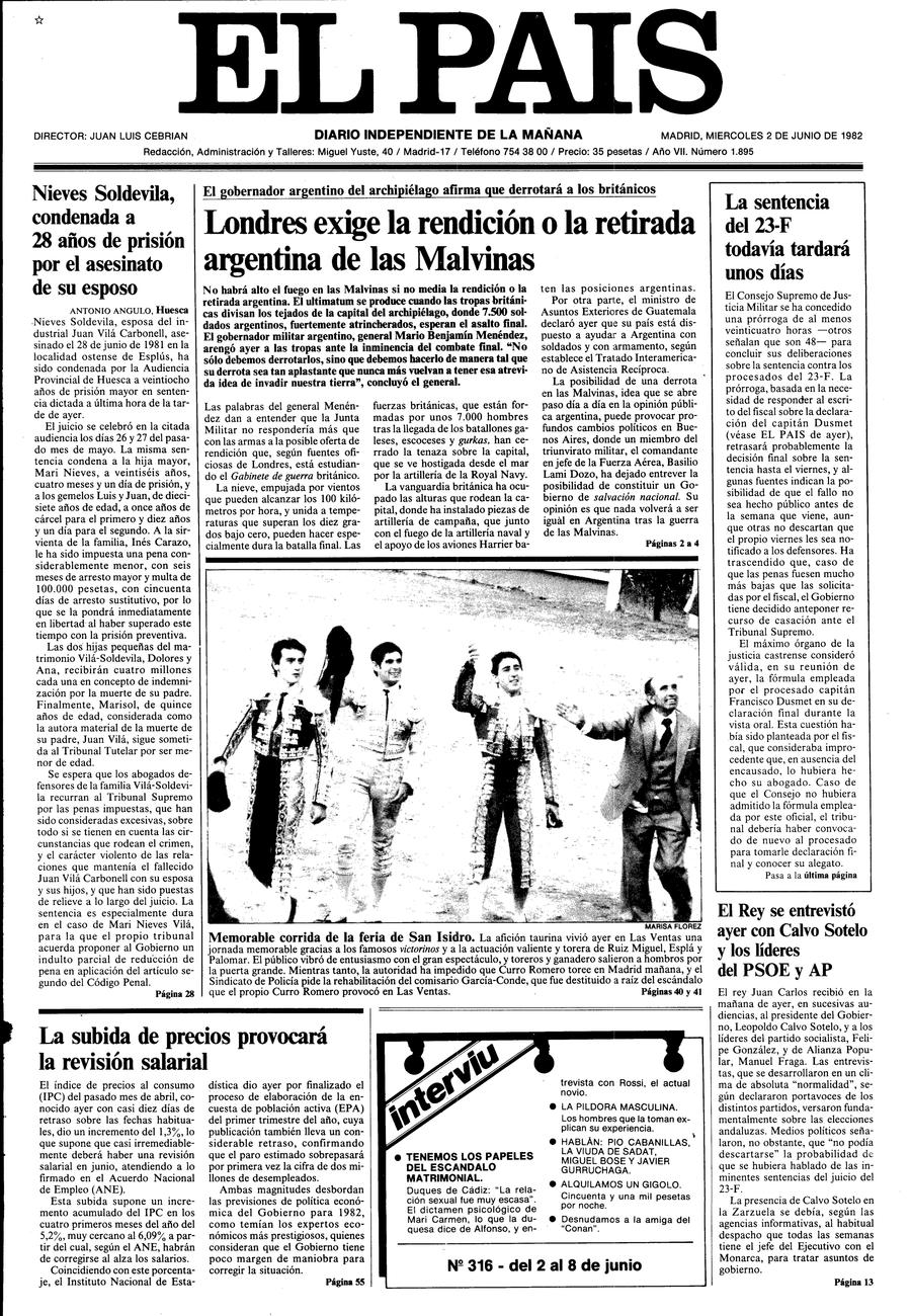 2 de Junio de 1982