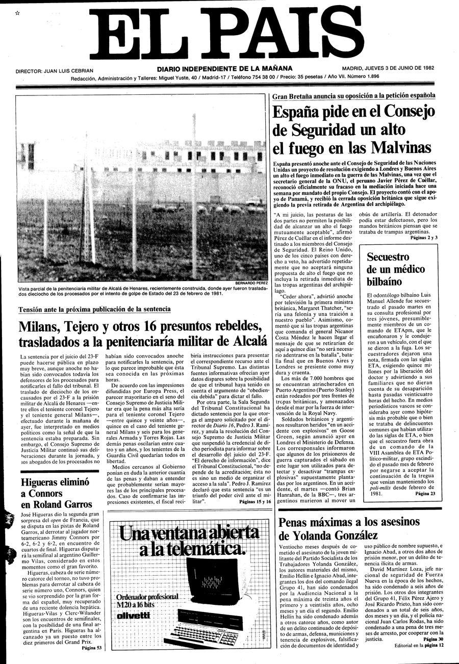 3 de Junio de 1982