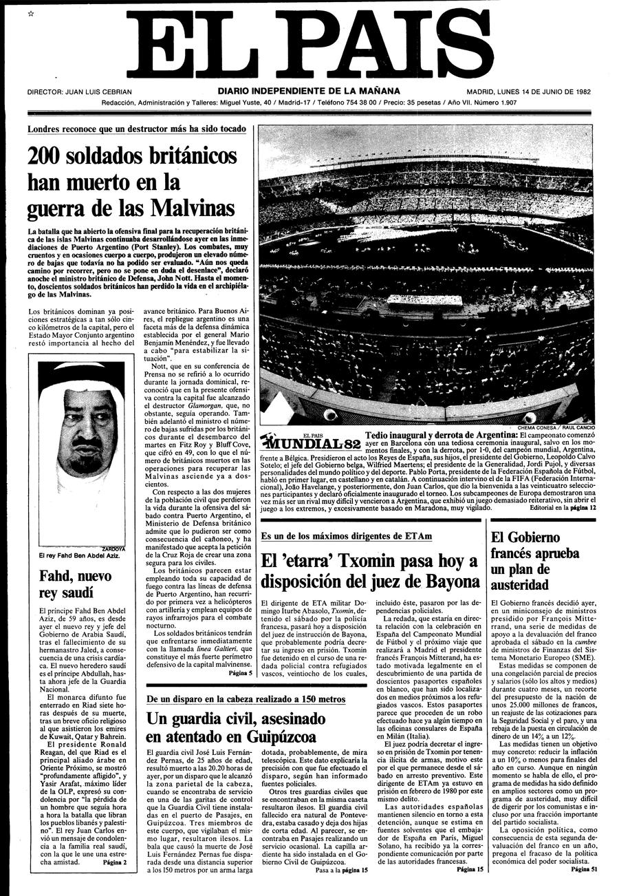 14 de Junio de 1982