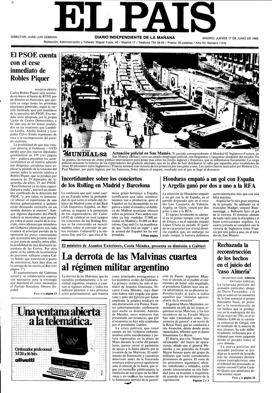 17 de Junio de 1982