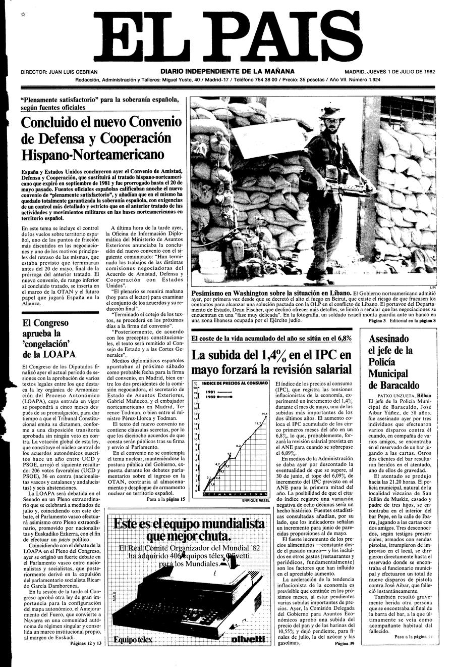 1 de Julio de 1982
