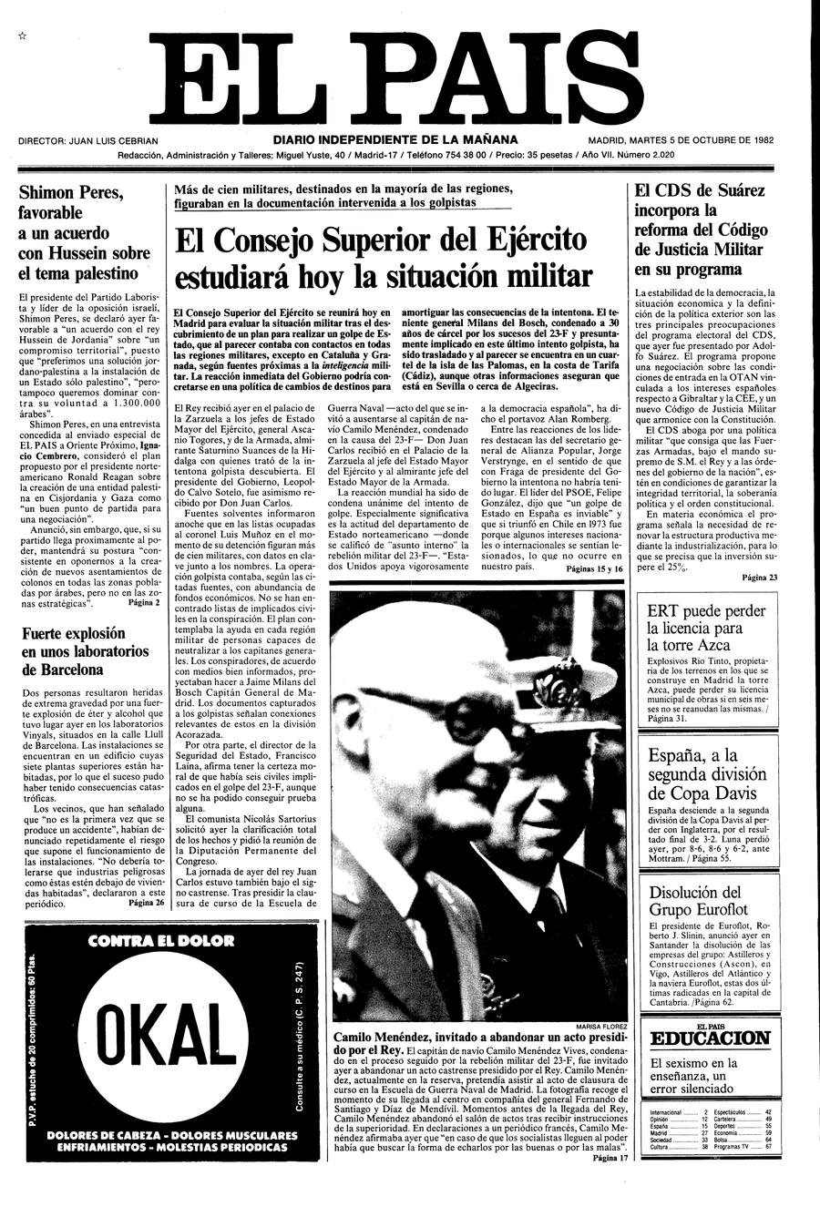 5 de Octubre de 1982
