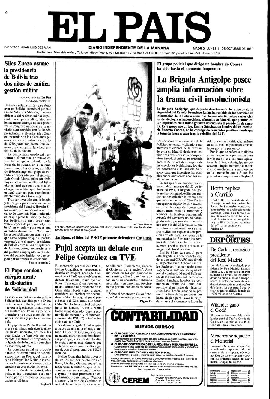 11 de Octubre de 1982
