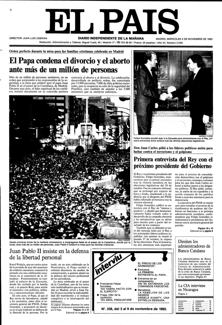 3 de Noviembre de 1982