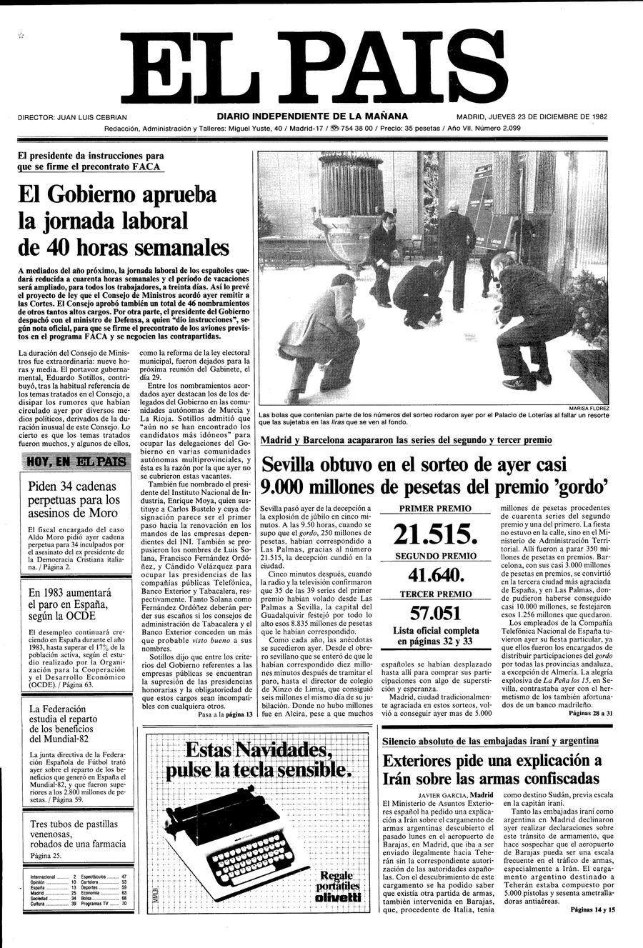 23 de Diciembre de 1982