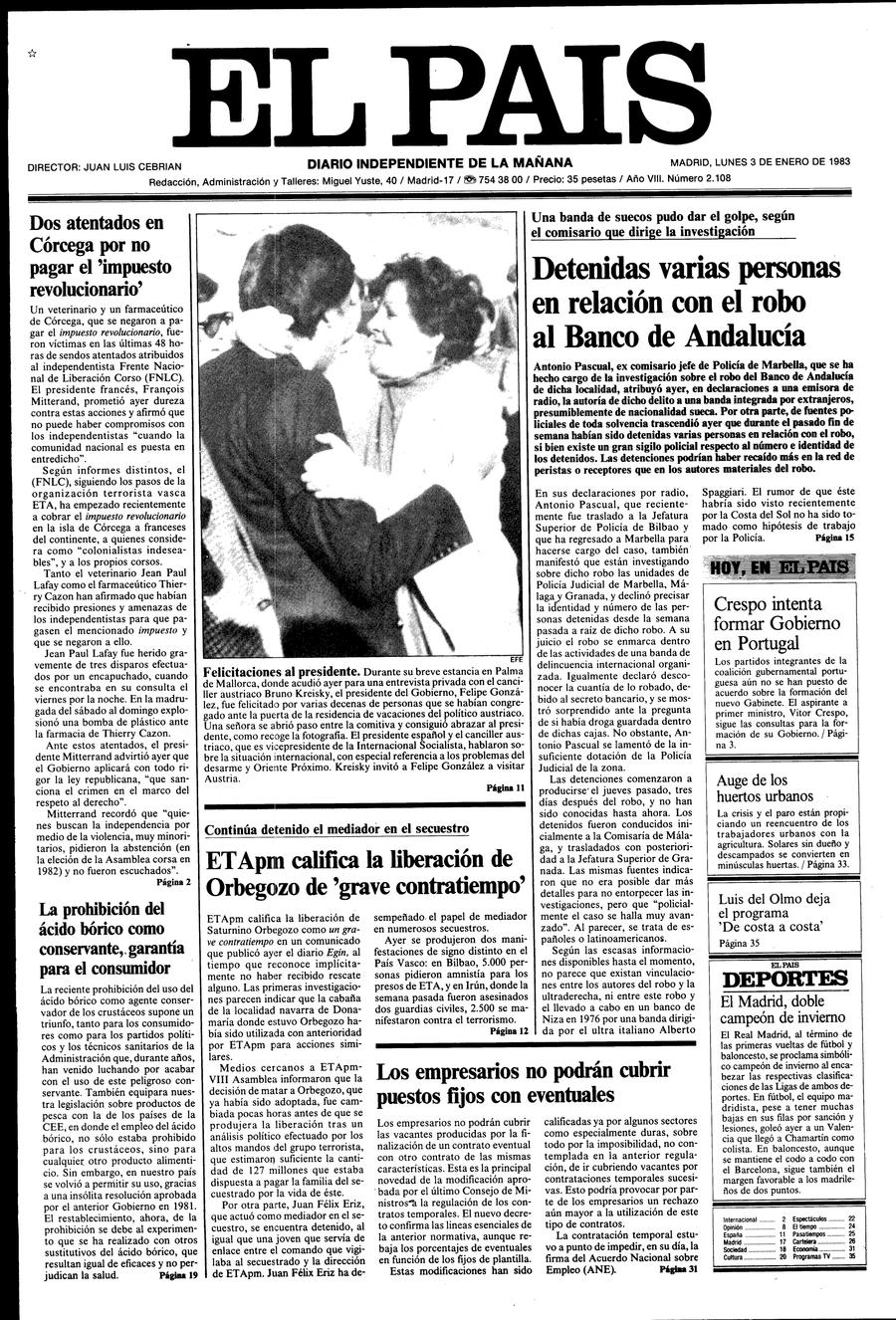 3 enero 1983