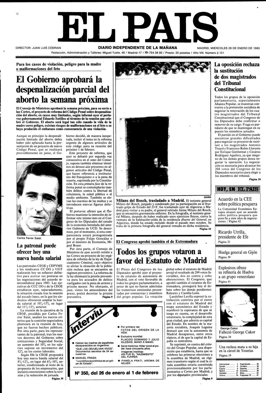 26 enero 1983