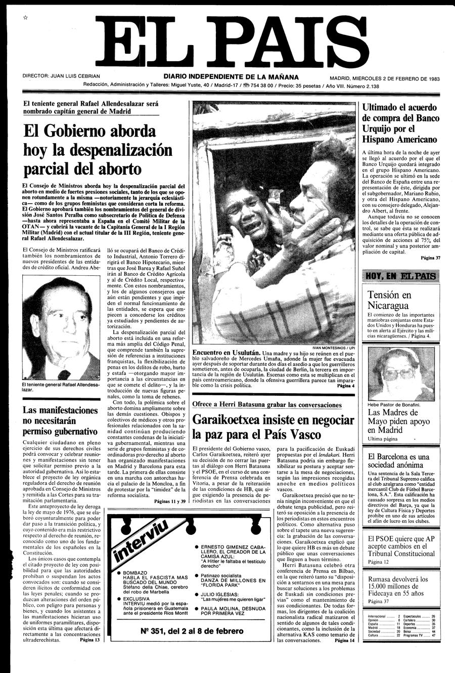 2 febrero 1983