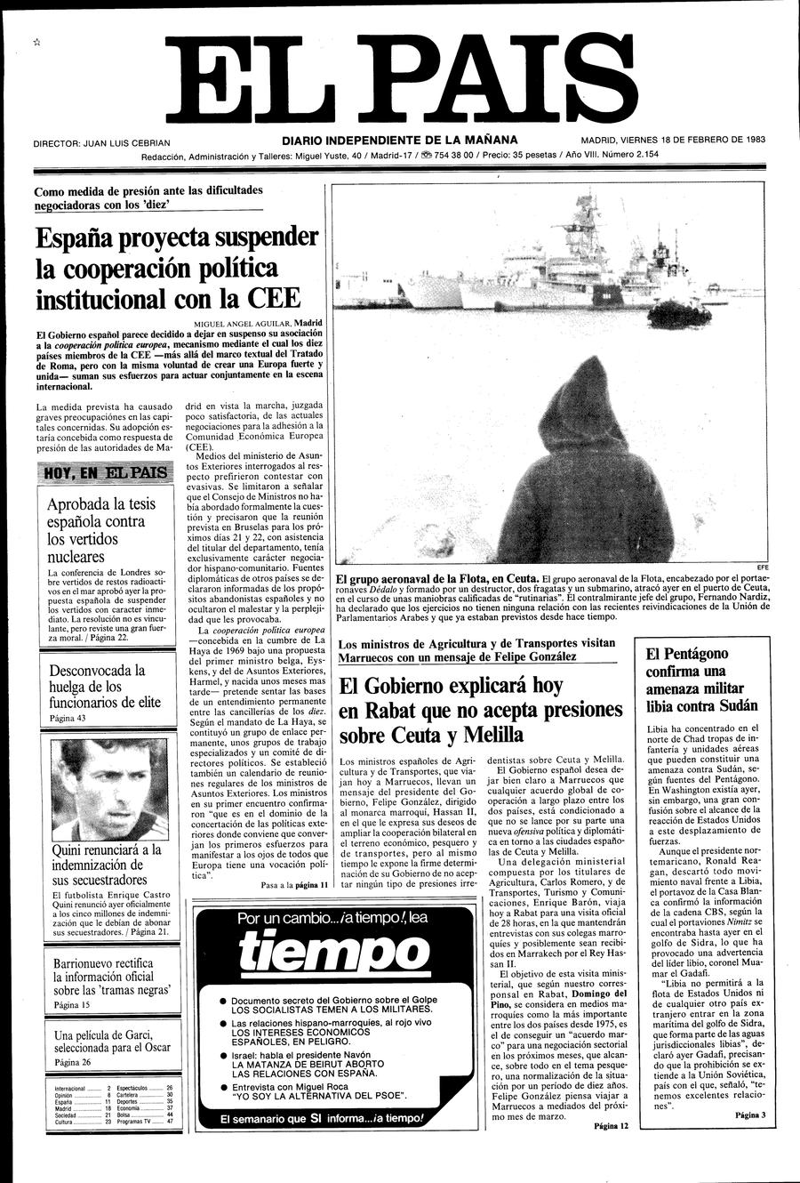 18 de Febrero de 1983