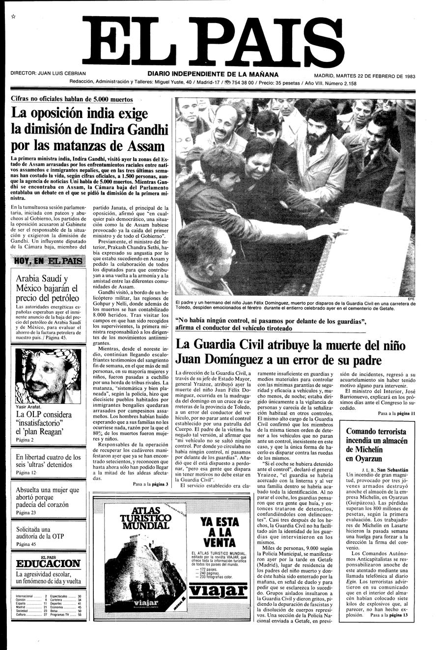22 de Febrero de 1983
