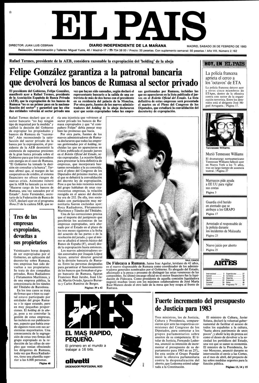 26 de Febrero de 1983