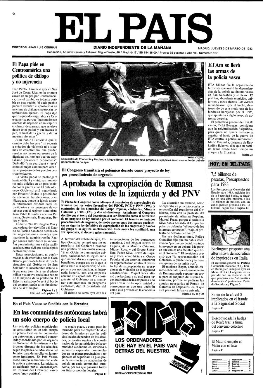3 de Marzo de 1983