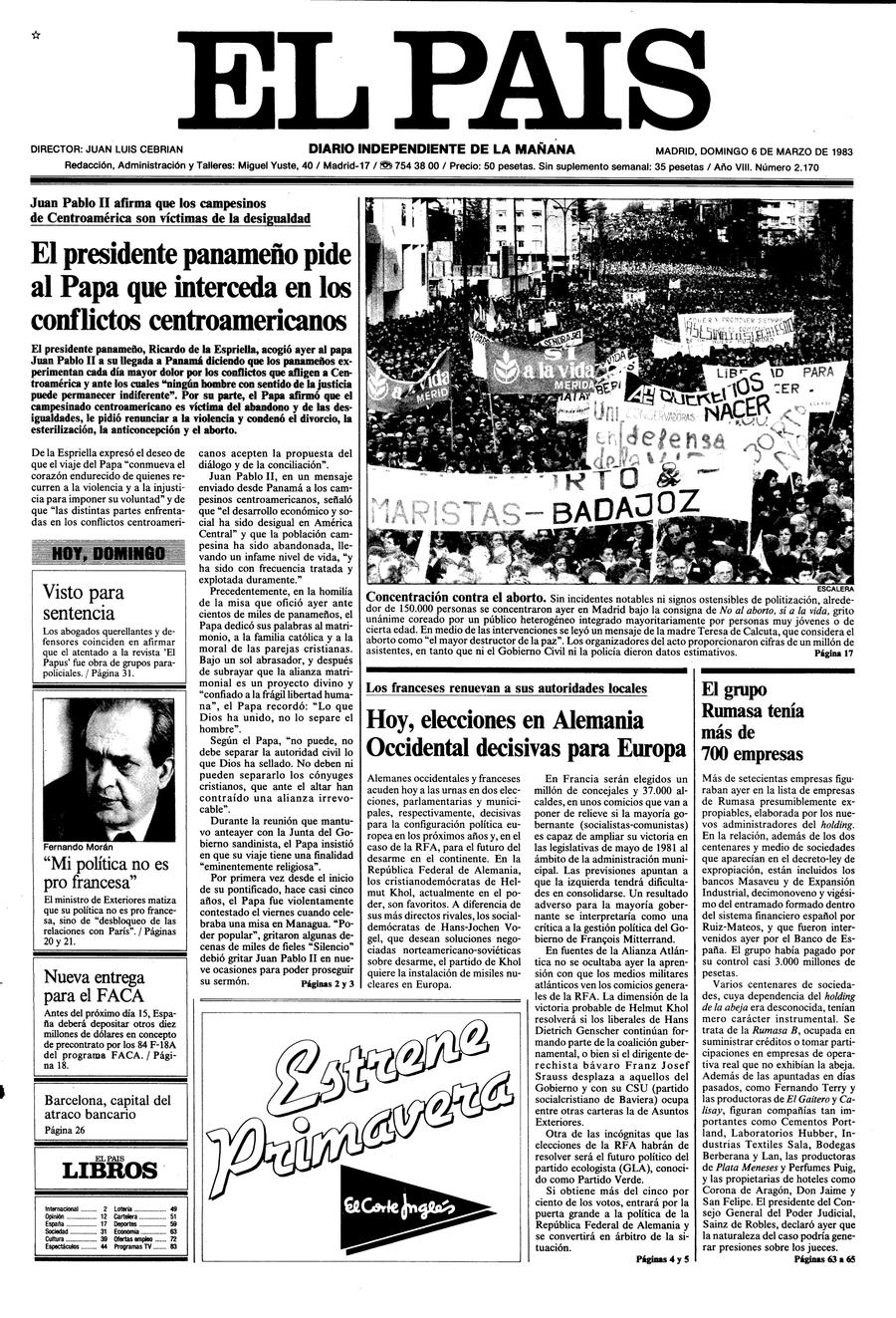6 de Marzo de 1983