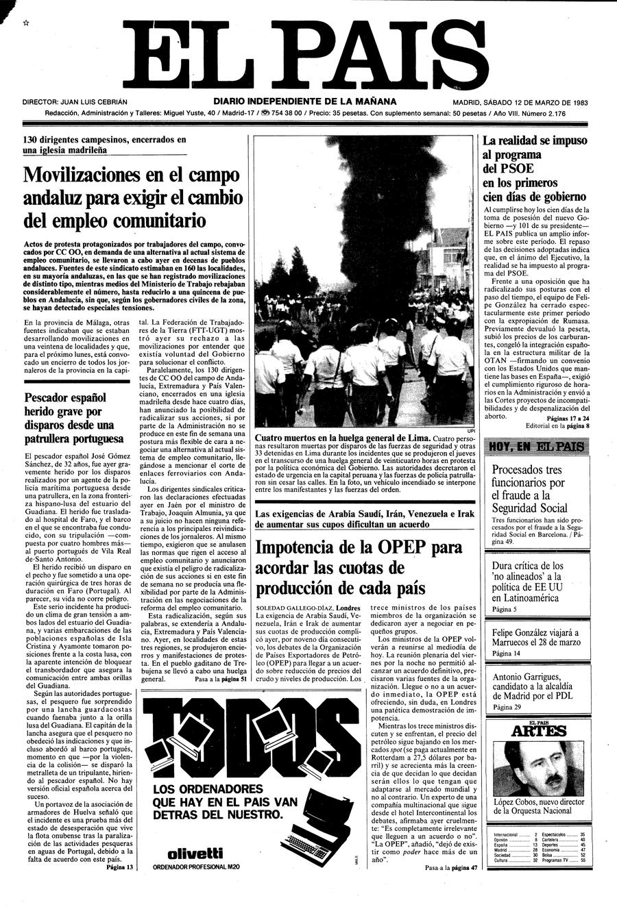 12 de Marzo de 1983