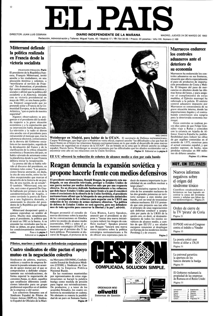 24 de Marzo de 1983