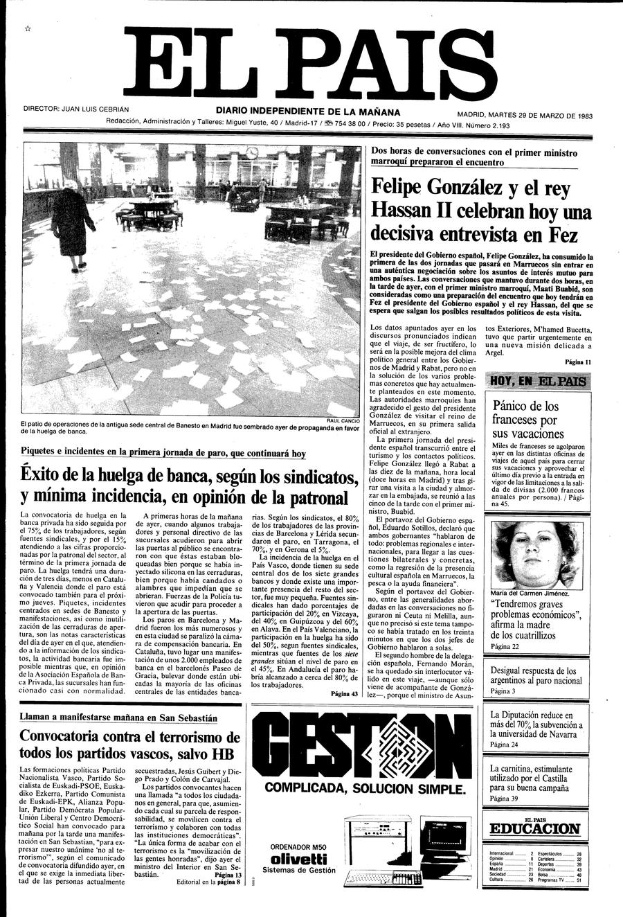 29 de Marzo de 1983
