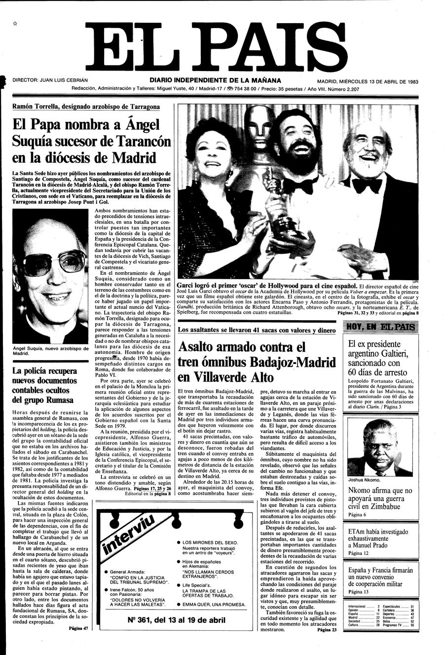 13 de Abril de 1983