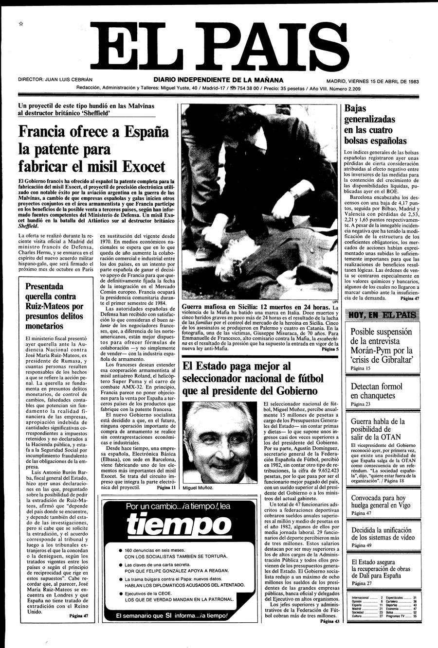 15 de Abril de 1983