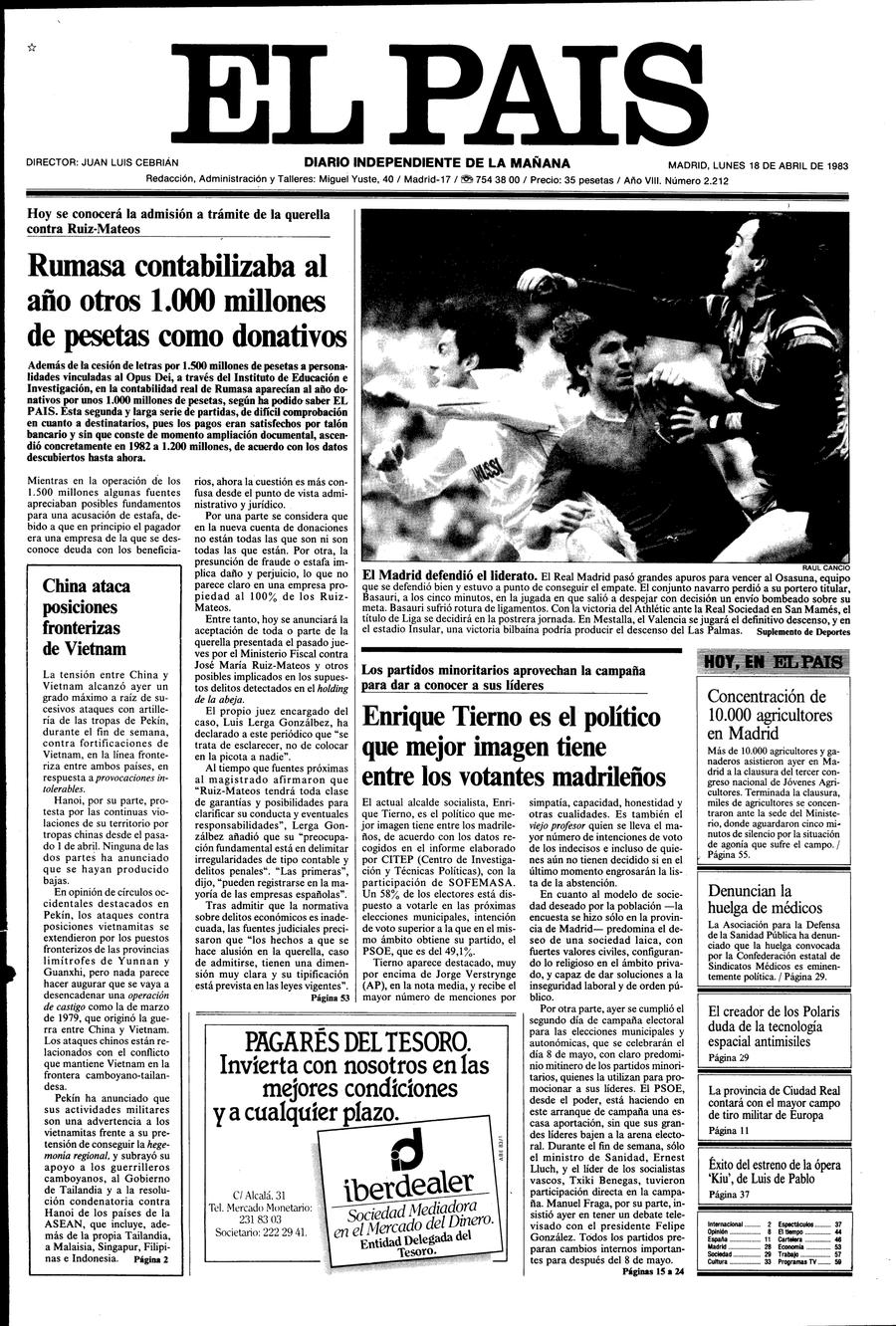 18 de Abril de 1983