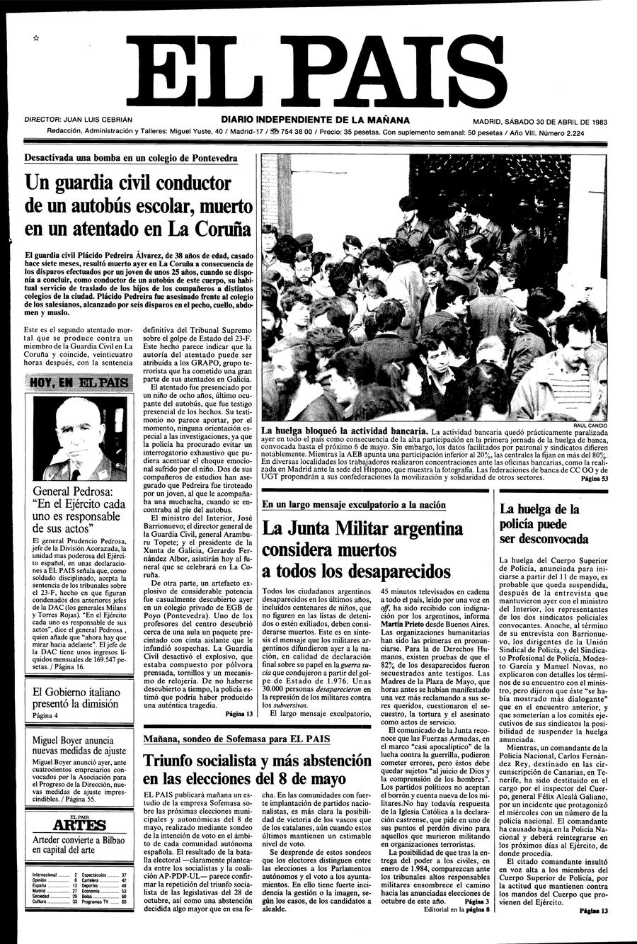 30 de Abril de 1983