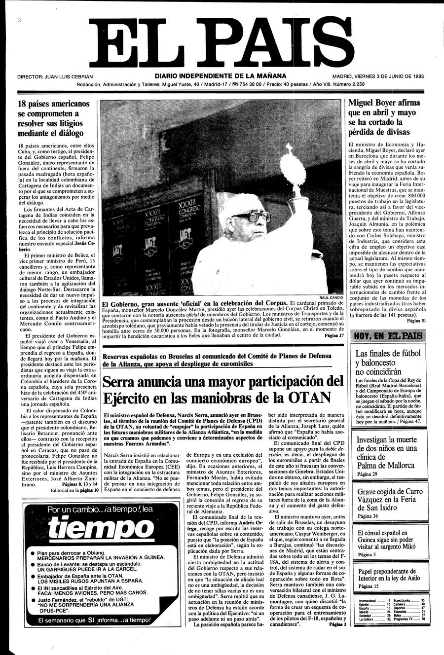 3 de Junio de 1983