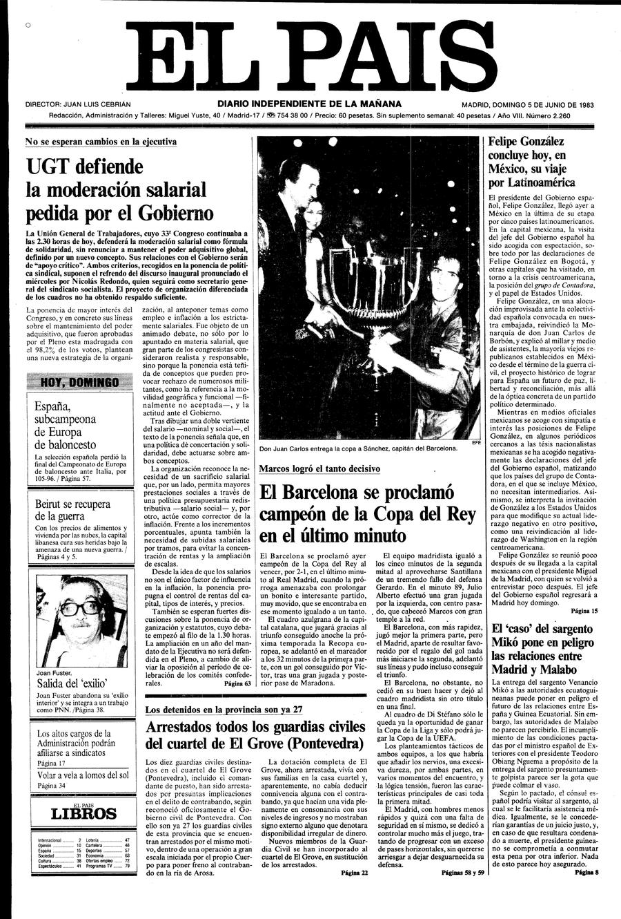 5 de Junio de 1983