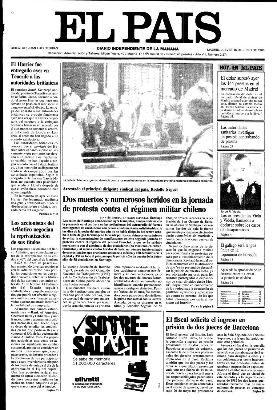 16 de Junio de 1983