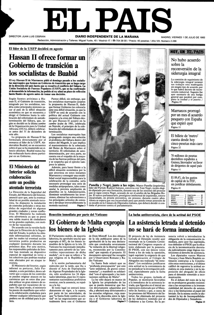 1 de Julio de 1983