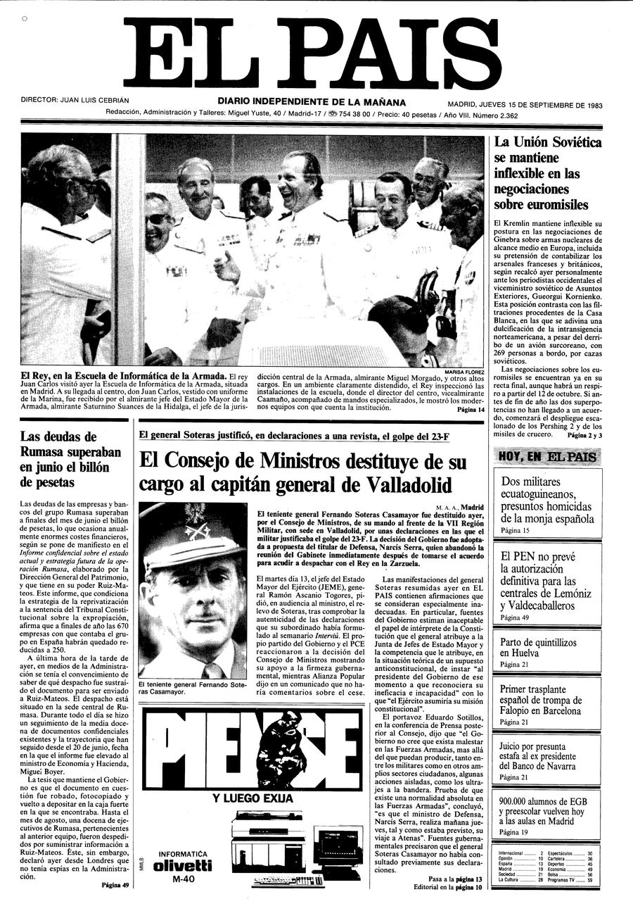 15 de Septiembre de 1983