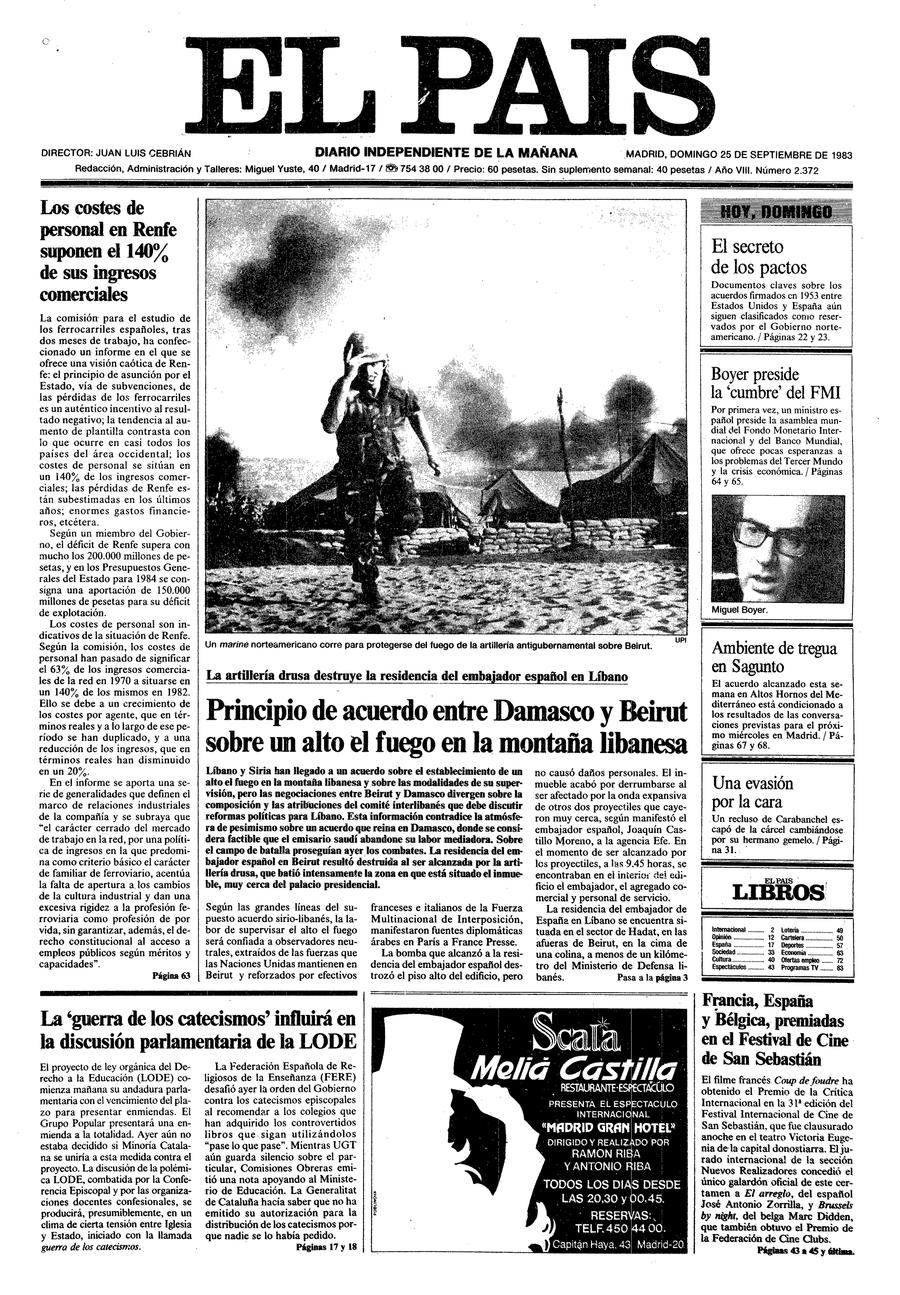 25 de Septiembre de 1983