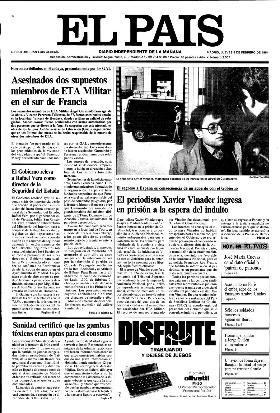 9 febrero 1984