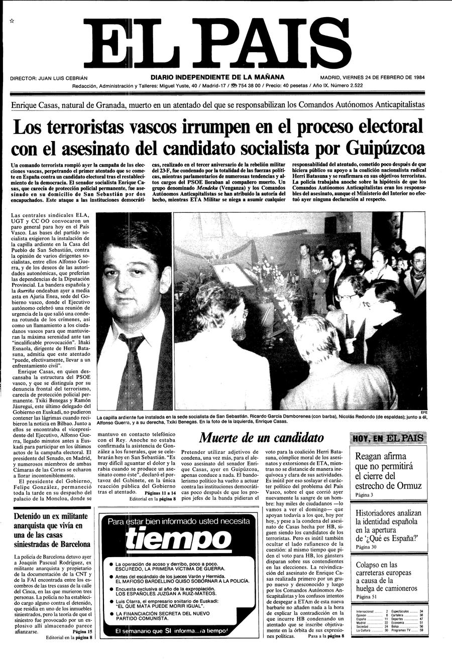 24 de Febrero de 1984