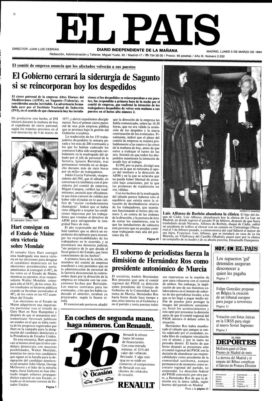 5 de Marzo de 1984