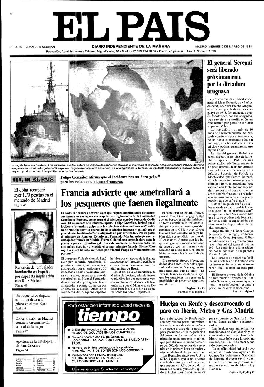 9 de Marzo de 1984