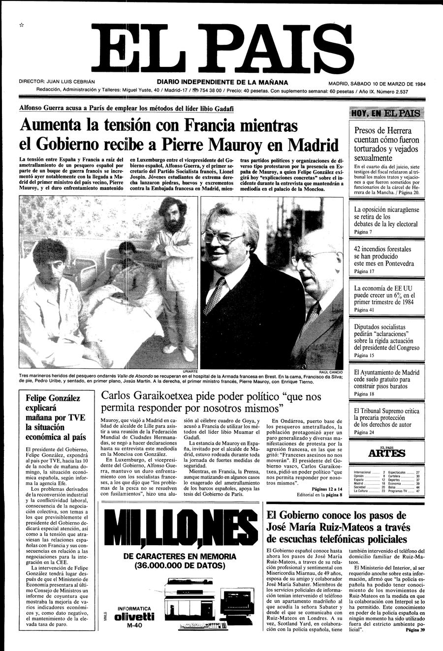 10 de Marzo de 1984
