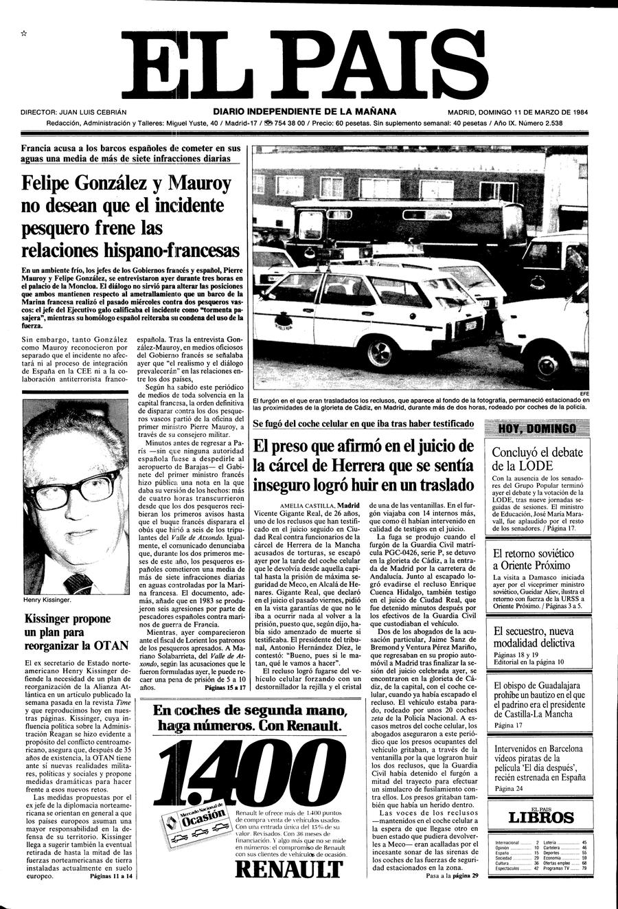 11 de Marzo de 1984