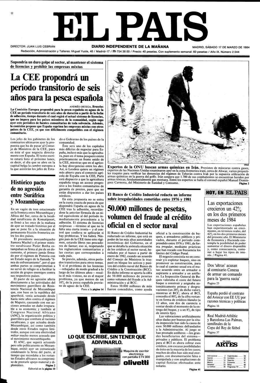 17 de Marzo de 1984