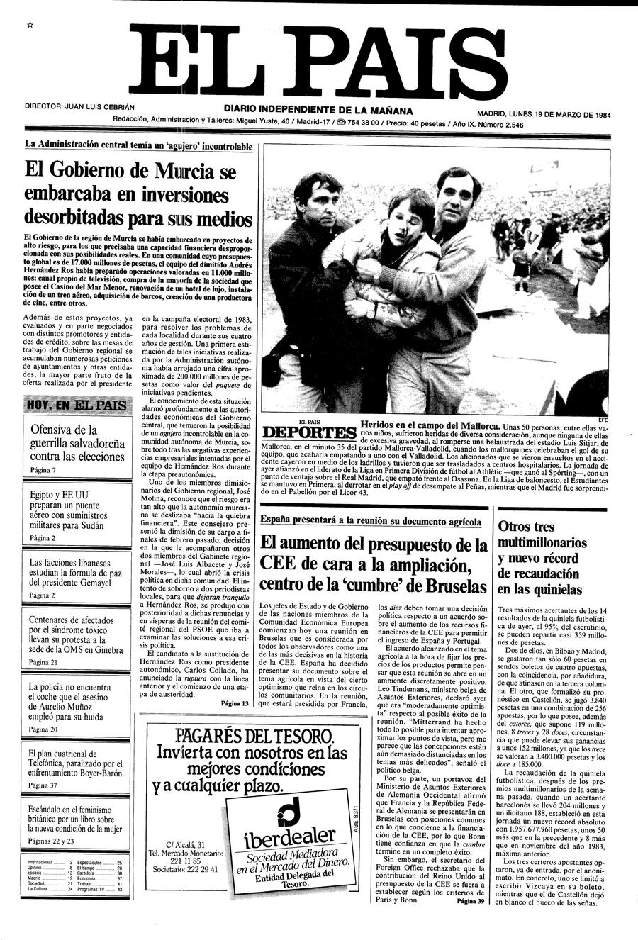 19 de Marzo de 1984