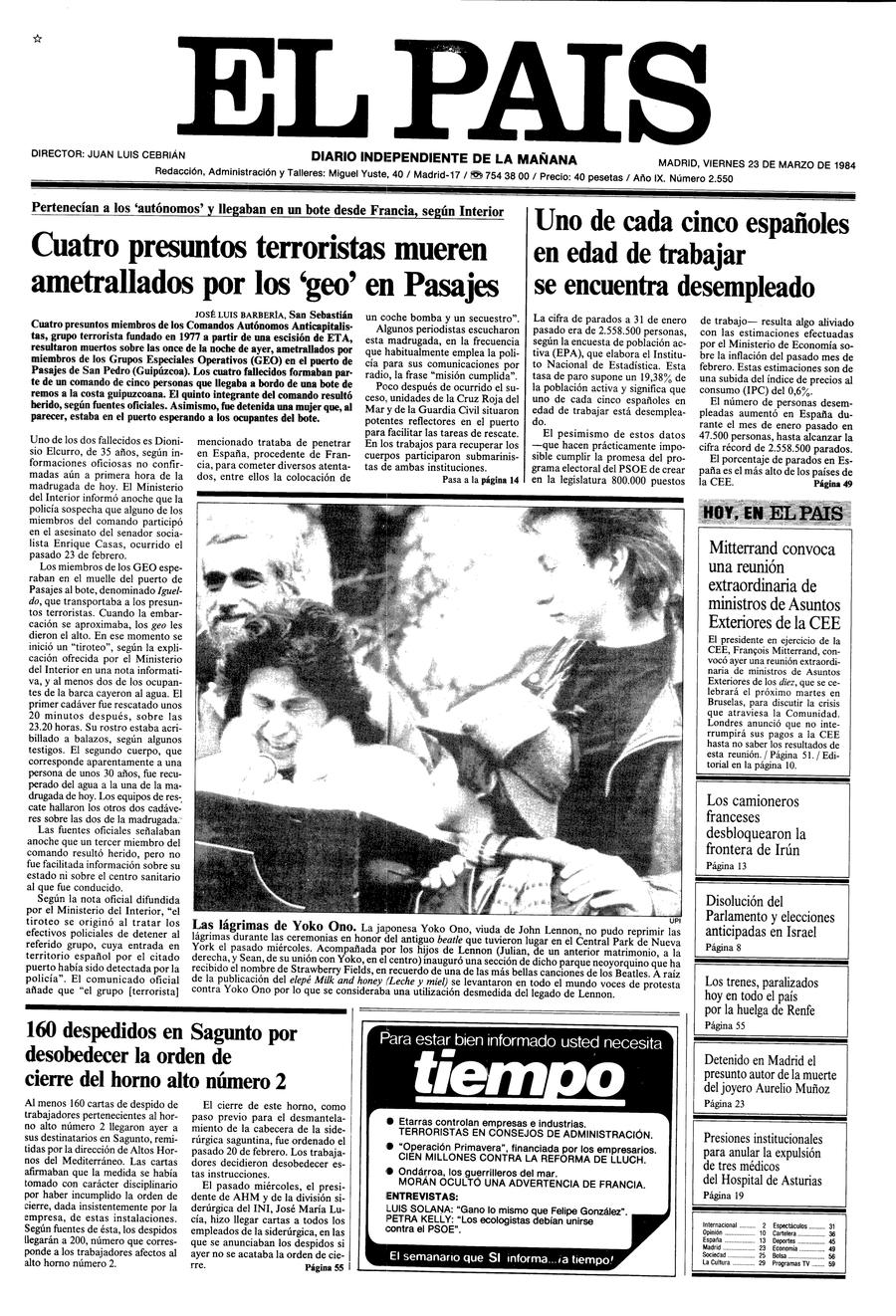 23 de Marzo de 1984