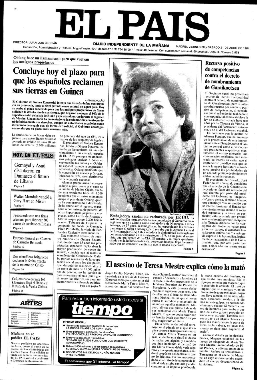 21 de Abril de 1984